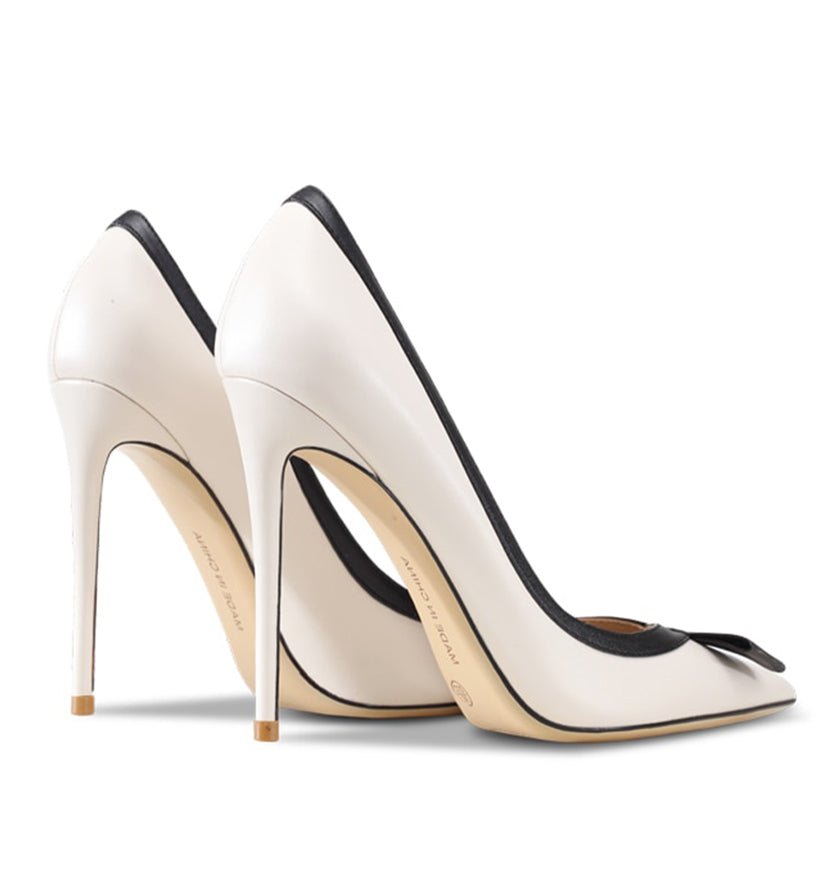 Funki Findz | Shoes | Women's Luxury Leather Bow Knot Stilettos