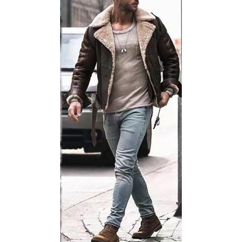 Funki Findz | Jackets | Men's Faux Fur, Faux Leather Jacket
