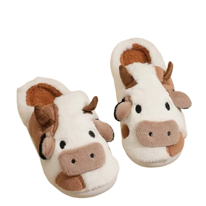 Funki Findz | Shoes | Women's Cute Soft Cow Slipper