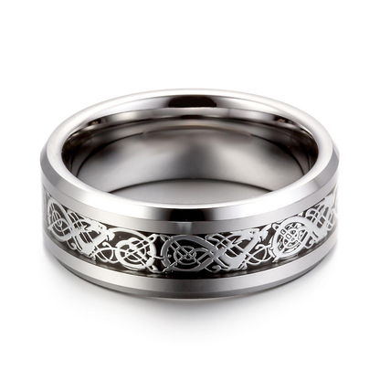 Funki Findz | Rings | Unisex Celtic Tungsten Wedding Ring