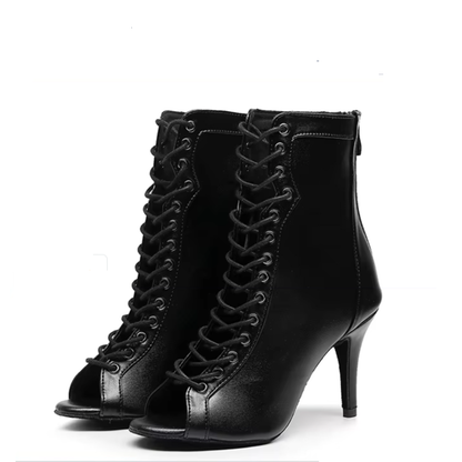 Funki Findz | Boots | Women's Latin Lace Up Dance Boots