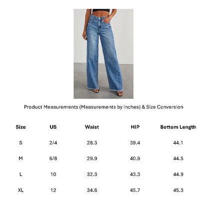 Funki Findz | Pants | Women's Raw Hem Wide Leg Jeans