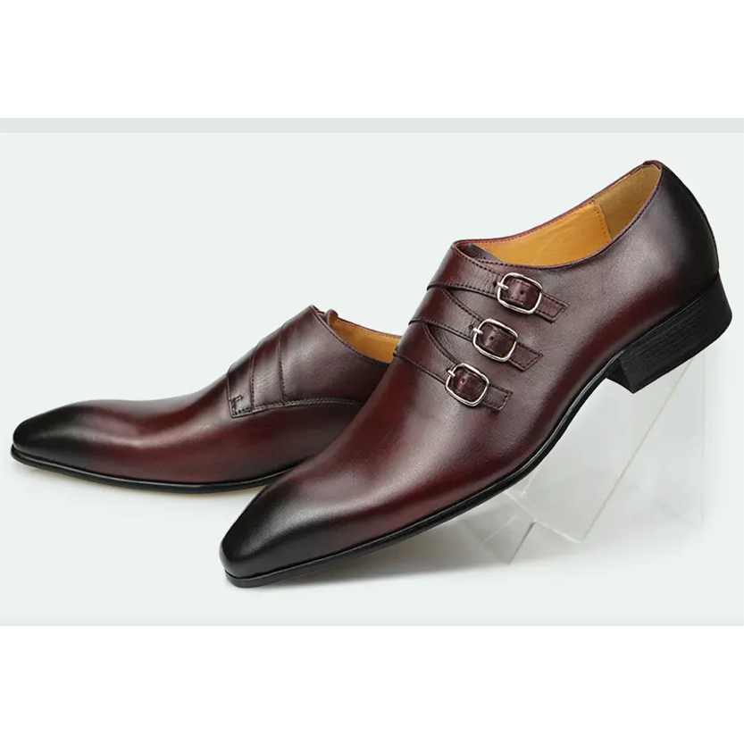 Funki Findz | Shoes | Men's Genuine Leather Pointed Toe Shoes