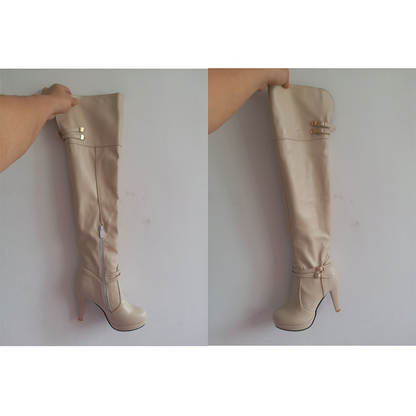 Funki Findz | Boots | Women's Thigh High Platform Stiletto Boots
