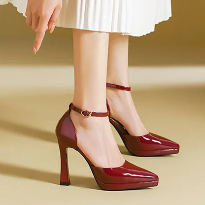 Funki Findz | Shoes | Women's Patent Leather Pointed Toe heels