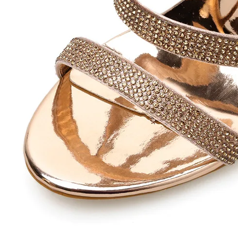 Funki Findz | Shoes | Women's Mid-calf Bling Gladiator Sandals