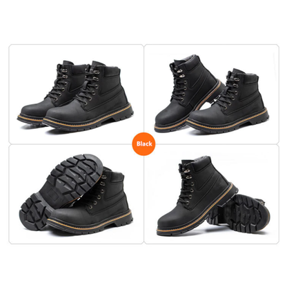 Funki Findz | Boots | Men's Steel Cap Toe High-Top Work Boots