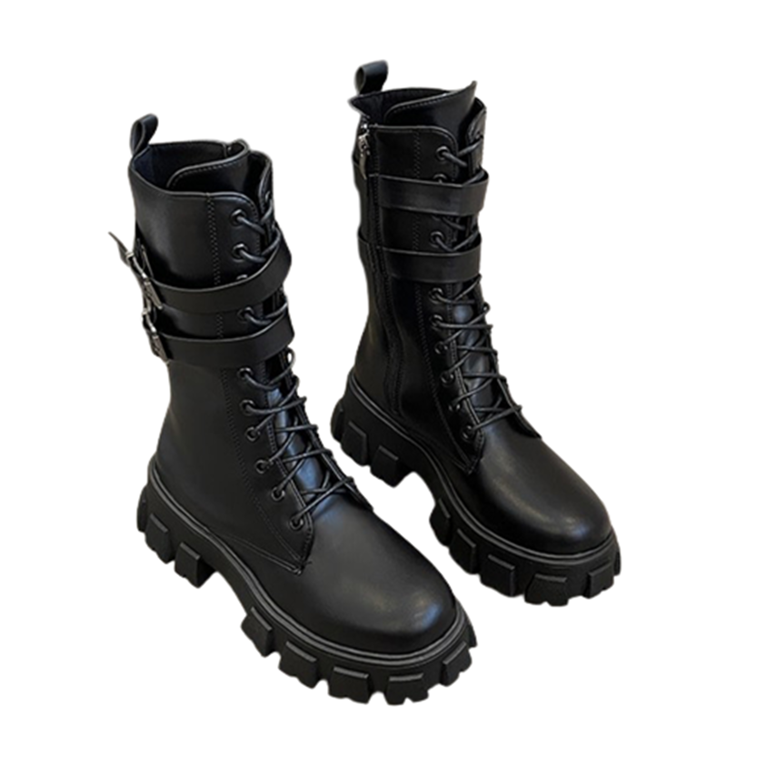 Funki Findz | Boots | Women's Chunky Motorcycle Punk Boots