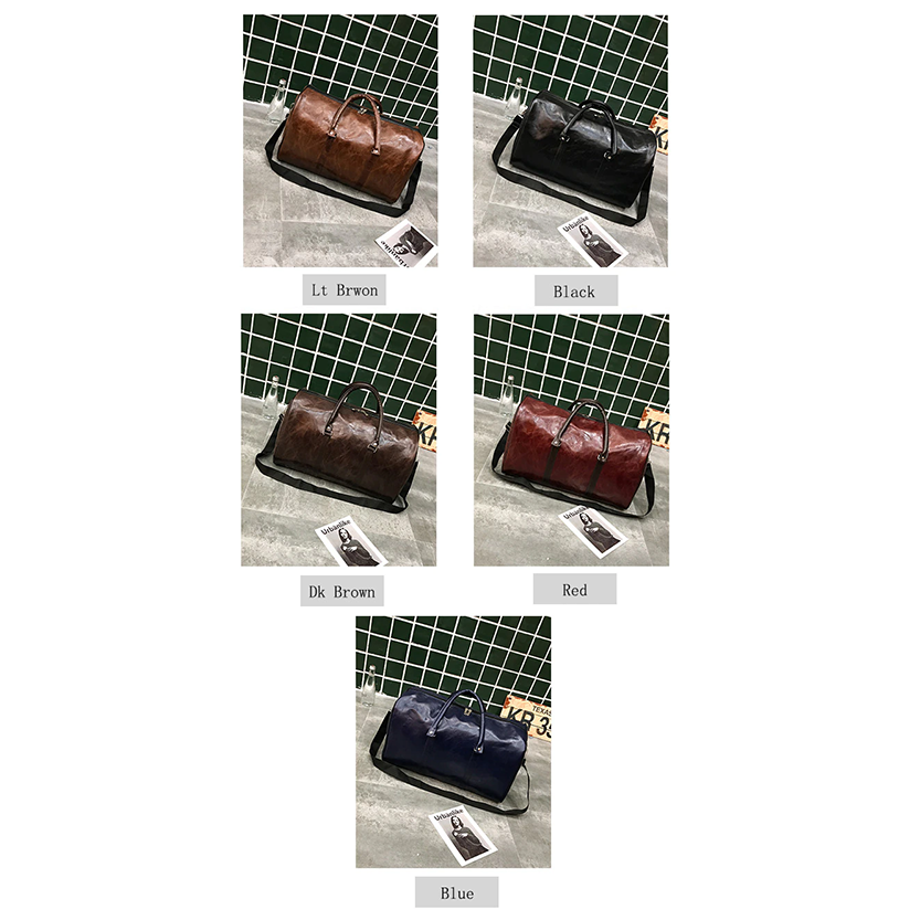 Funki Findz | Bags | Travel Bags | Faux Leather Overnight Bag
