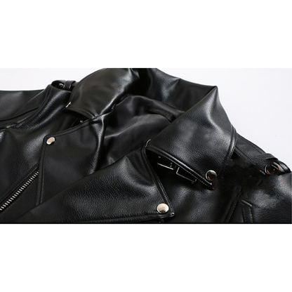 Funki Findz | Jackets | Men's Stylish Faux Leather Biker Jacket