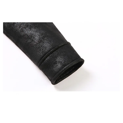 Funki Findz | Jackets | Men's Faux Leather Warm Fashion Jacket