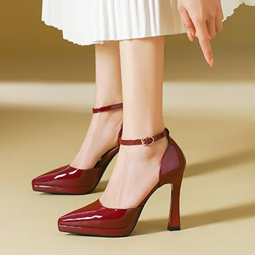 Funki Findz | Shoes | Women's Patent Leather Pointed Toe heels