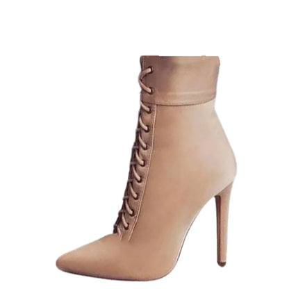 Funki Findz | Boots | Women's Pointed Toe Stiletto Short Boots