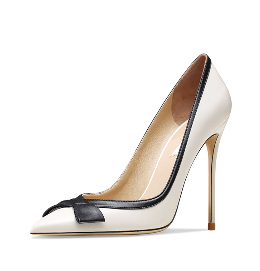 Funki Findz | Shoes | Women's Luxury Leather Bow Knot Stilettos