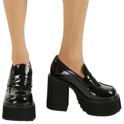 Funki Findz | Shoes | Women's Patent Platform Lolita Loafers