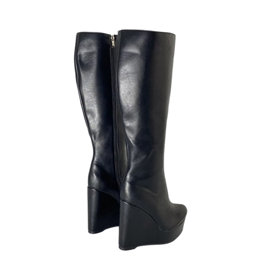 Funki Findz | Boots | Women's Super High Wedge Heeled Boots