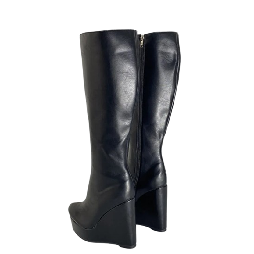 Funki Findz | Boots | Women's Super High Wedge Heeled Boots