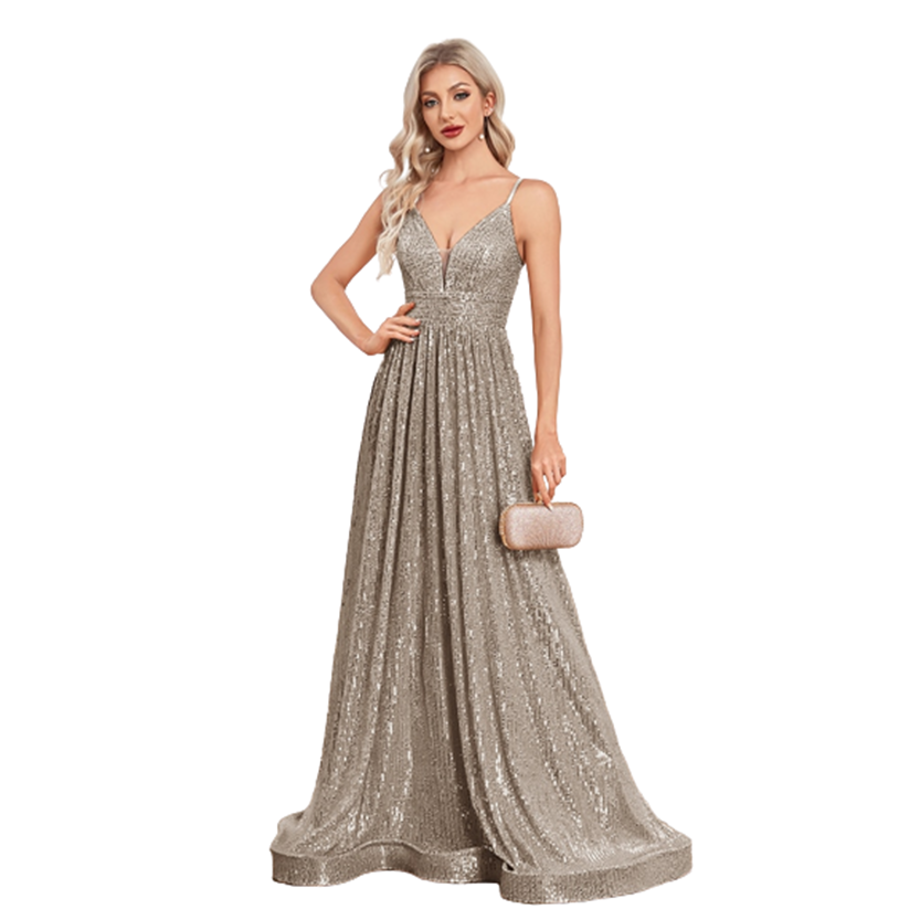 Funki Findz | Dresses | Women's Luxury Strappy Evening Dress