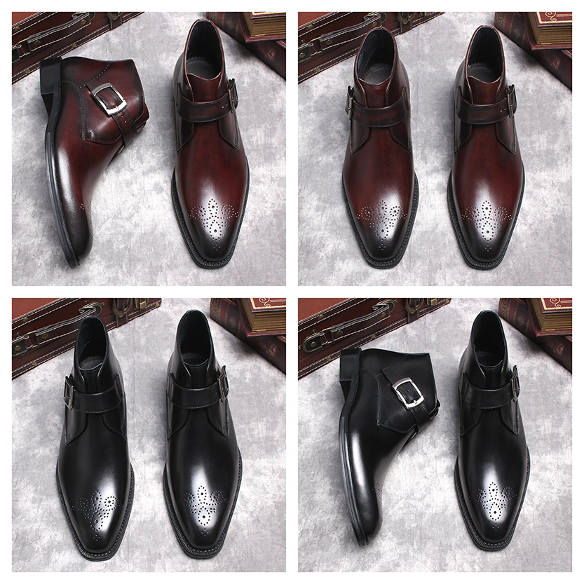Funki Findz | Boots | Men's Luxury Genuine Leather Ankle Boots