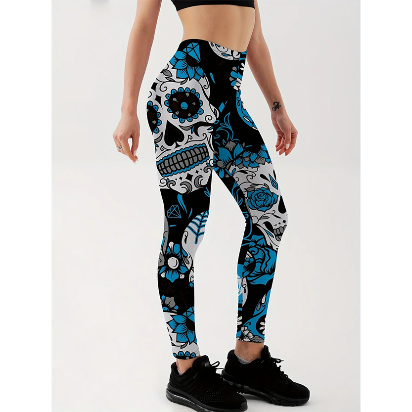Funki Findz | Pants | Women's Yoga Pants Skull Print Leggings