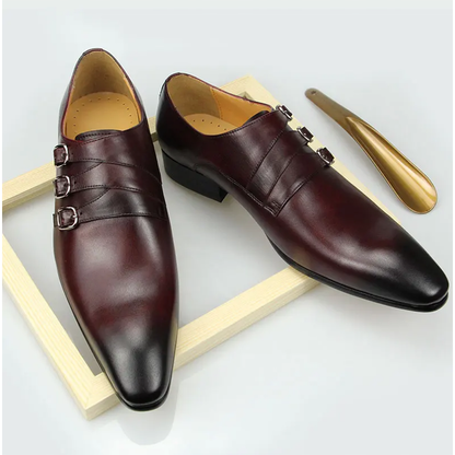 Funki Findz | Shoes | Men's Genuine Leather Pointed Toe Shoes