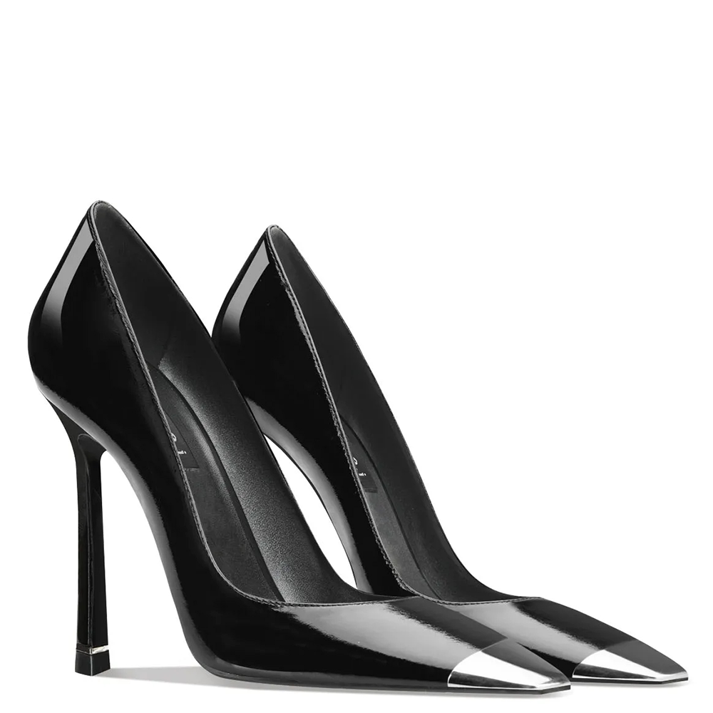 Funki Findz | Shoes | Women's Genuine Leather Metal Toe Heels