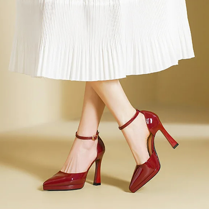 Funki Findz | Shoes | Women's Patent Leather Pointed Toe heels