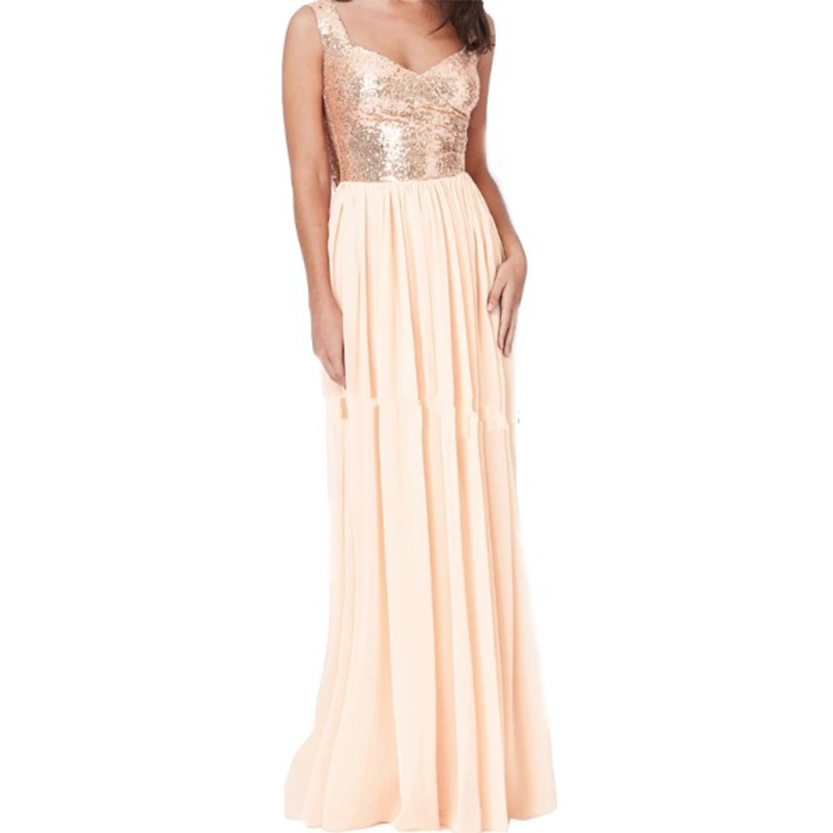 Funki Findz | Dresses | Women's Sequin Prom Bridesmaid Dress