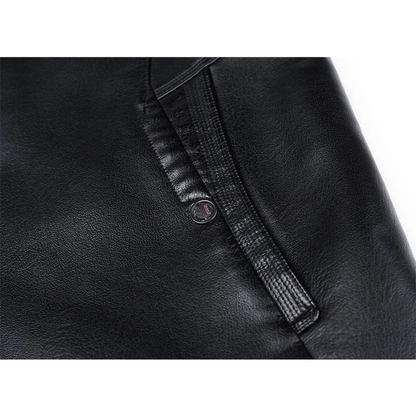 Funki Findz | Jackets | Men's Leather Fleece Lined Short Jackets