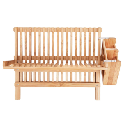 Funki Findz | Dish Racks | Bamboo Foldable Dish Drying Drainer