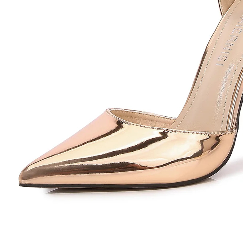 Funki Findz | Shoes | Women's Gold Silver Formal Stiletto Pumps