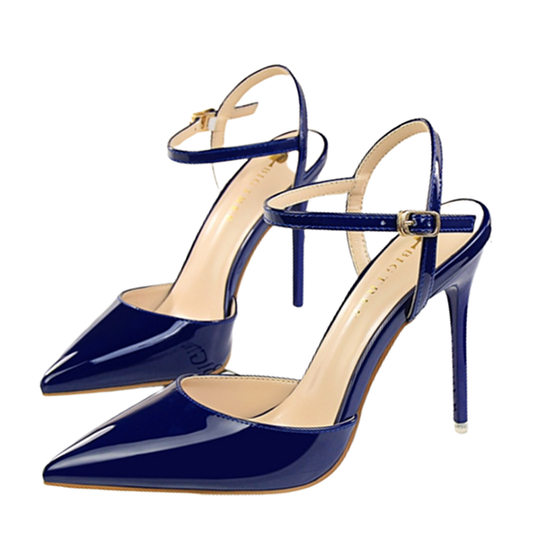 Funki Findz | Shoes | Women's Shiny Patent High Heel Slingback