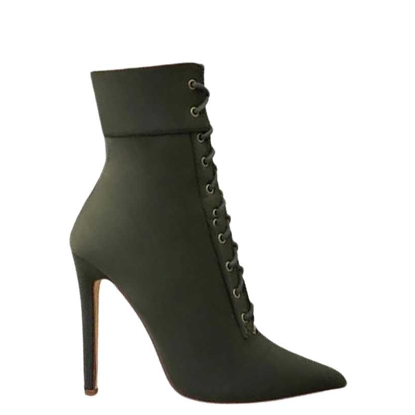 Funki Findz | Boots | Women's Pointed Toe Stiletto Short Boots