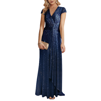 Funki Findz | Dresses | Women's Elegant Long Sequin Dress
