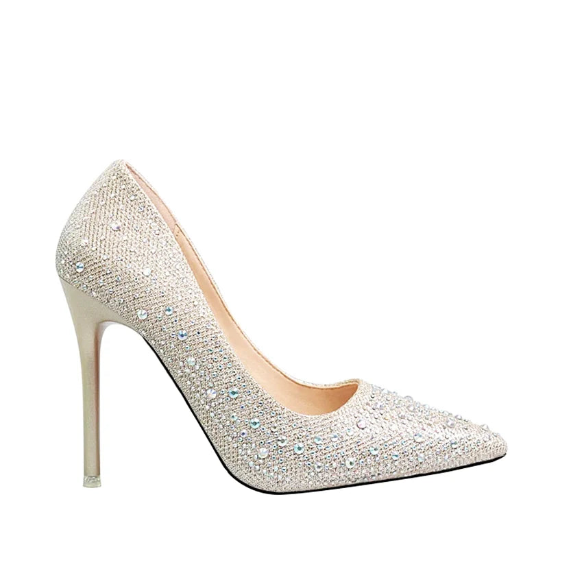 Funki Findz | Shoes | Women's Rhinestone Sparkly Prom Shoes