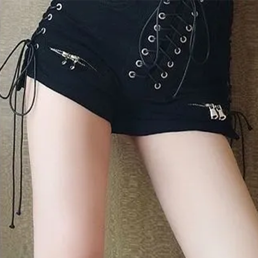 Funki Findz | Shorts | Women's Gothic Denim Summer Shorts