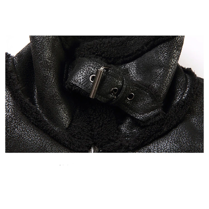 Funki Findz | Jackets | Men's Faux Leather Warm Fashion Jacket