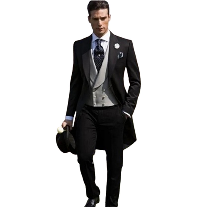 Funki Findz | Suits | Men's 3 Pcs Tailored Wedding Morning Suit