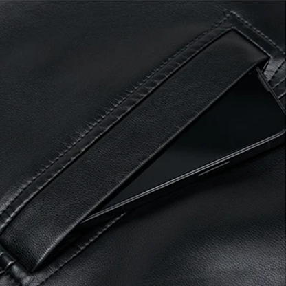 Funki Findz | Jackets | Men's Genuine Leather Long Down Jacket