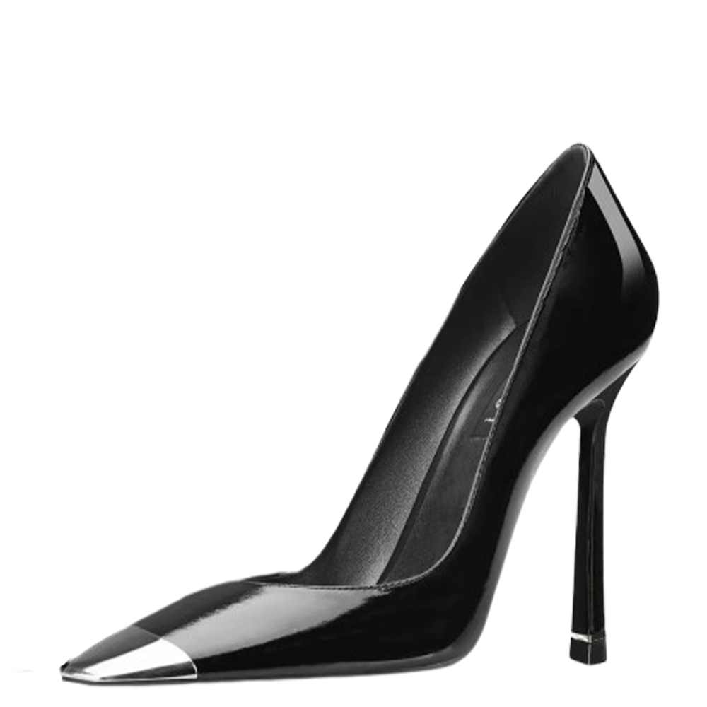 Funki Findz | Shoes | Women's Genuine Leather Metal Toe Heels