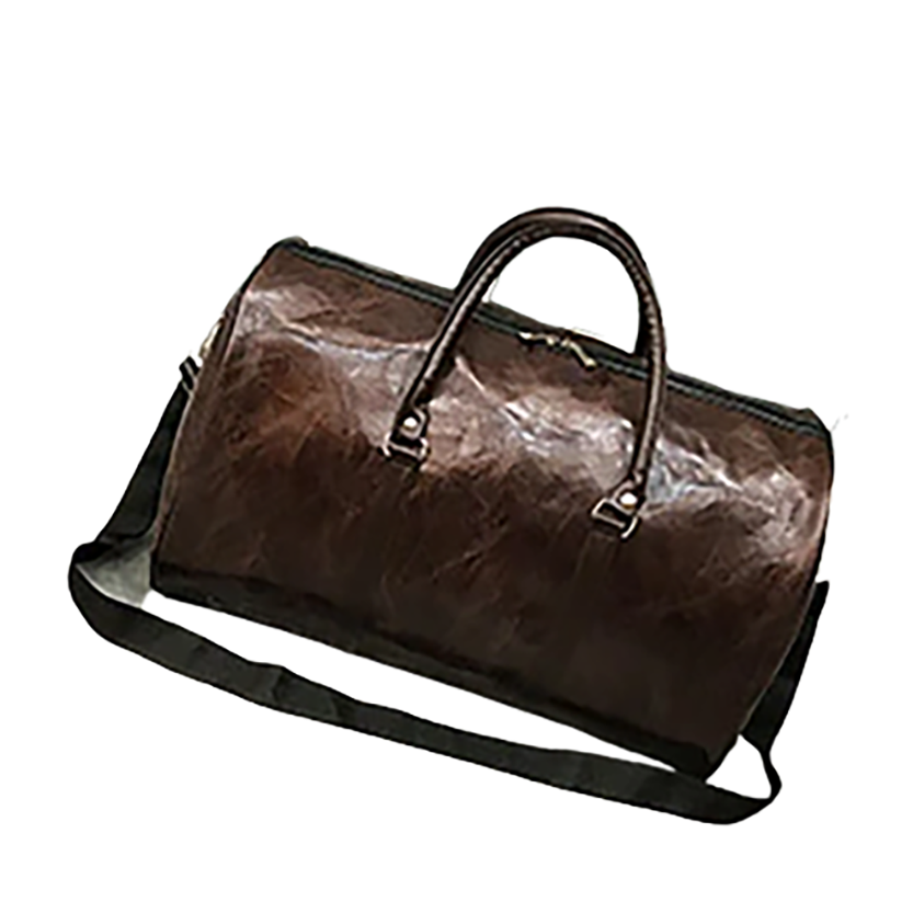 Funki Findz | Bags | Travel Bags | Faux Leather Overnight Bag