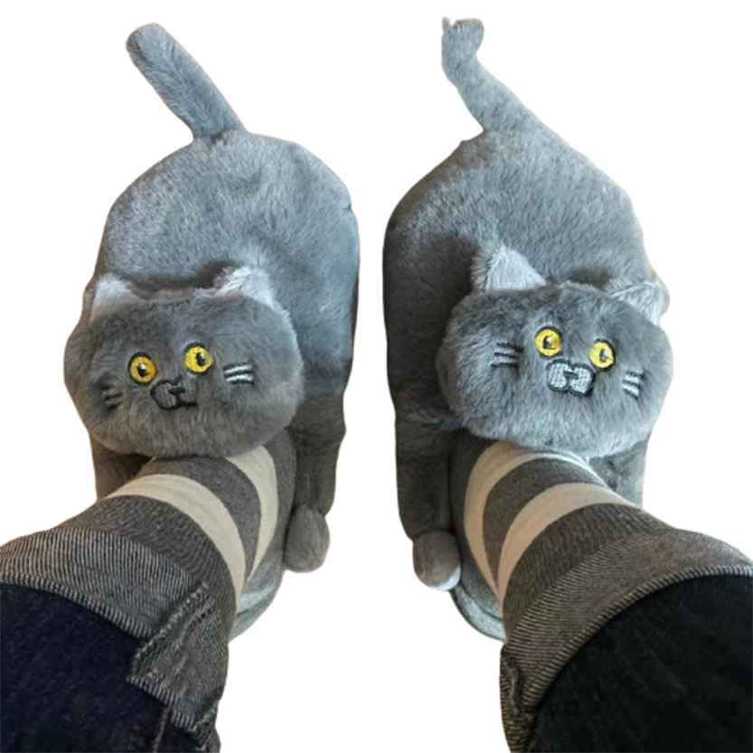Funki Findz | Shoes | Women's Soft Cat Hug Slippers