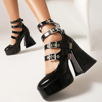Funki Findz | Shoes | Women's Gothic Punk Mary Jane Platforms