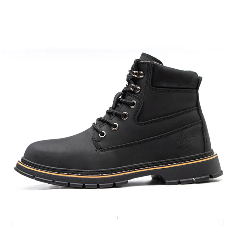 Funki Findz | Boots | Men's Steel Cap Toe High-Top Work Boots
