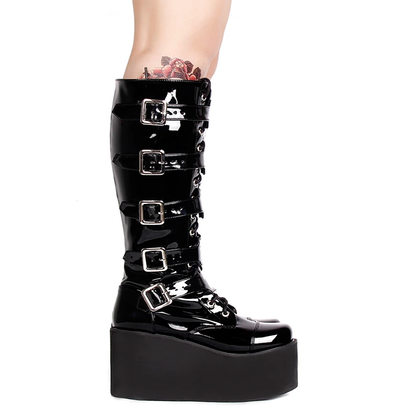 Funki Findz | Boots | Women's Gothic Punk Cross Platform Boots