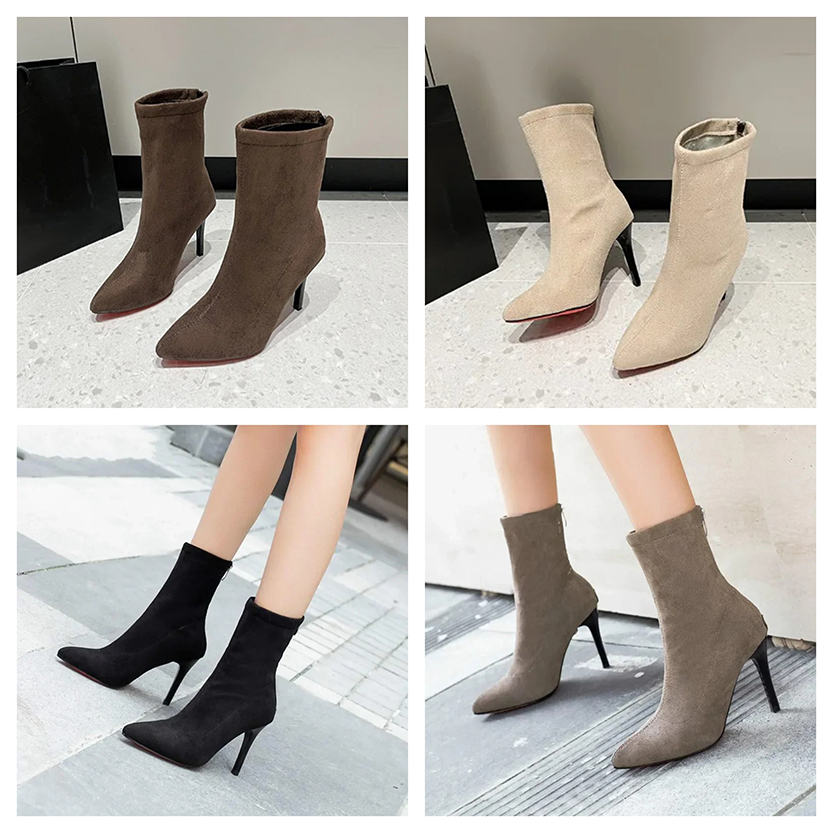 Funki Findz | Boots | Women's Pointed Toe Stiletto Ankle Boots
