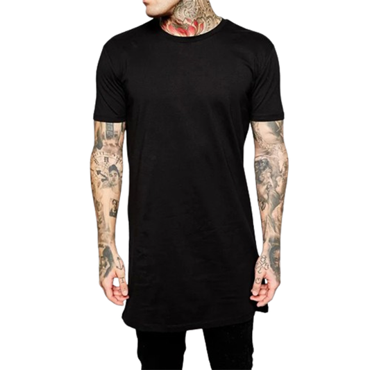 Funki Findz | Shirts | Men's Gothic Short Sleeved Long T-Shirt