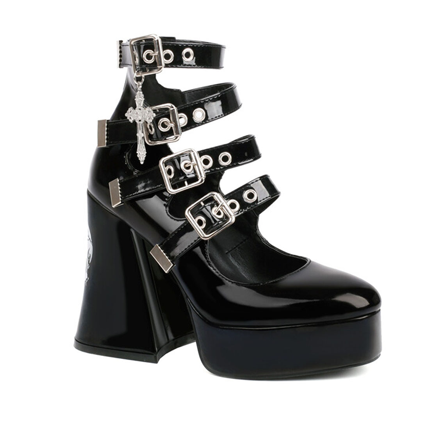 Funki Findz | Shoes | Women's Gothic Punk Mary Jane Platforms