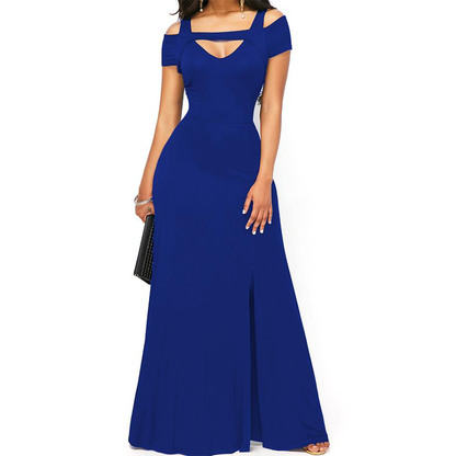 Funki Findz | Dresses | Women's Off Shoulder Long Slim Dress