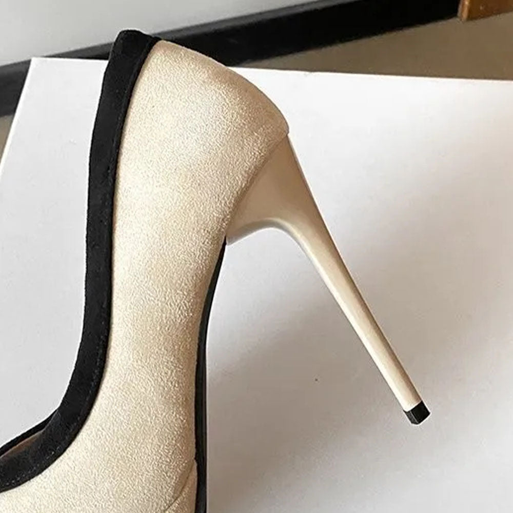 Funki Findz | Shoes | Women's Suede Bow Tie Platorm Heels